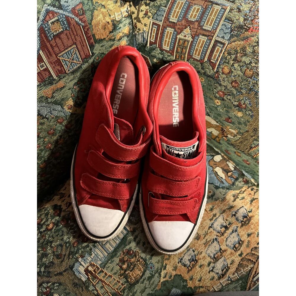 Converse 3 Straps Red Sneakers Women’s 7